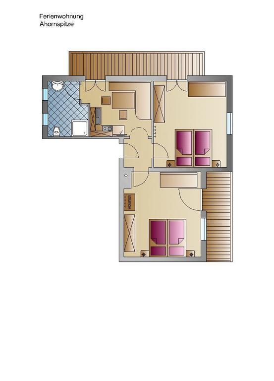 Landhaus Tyrol Mayrhofen Kamer foto